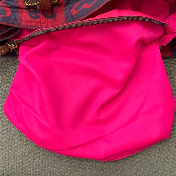 Vintage Dooney and Burke Canvas with Leather Trim - Picture 15 of 15